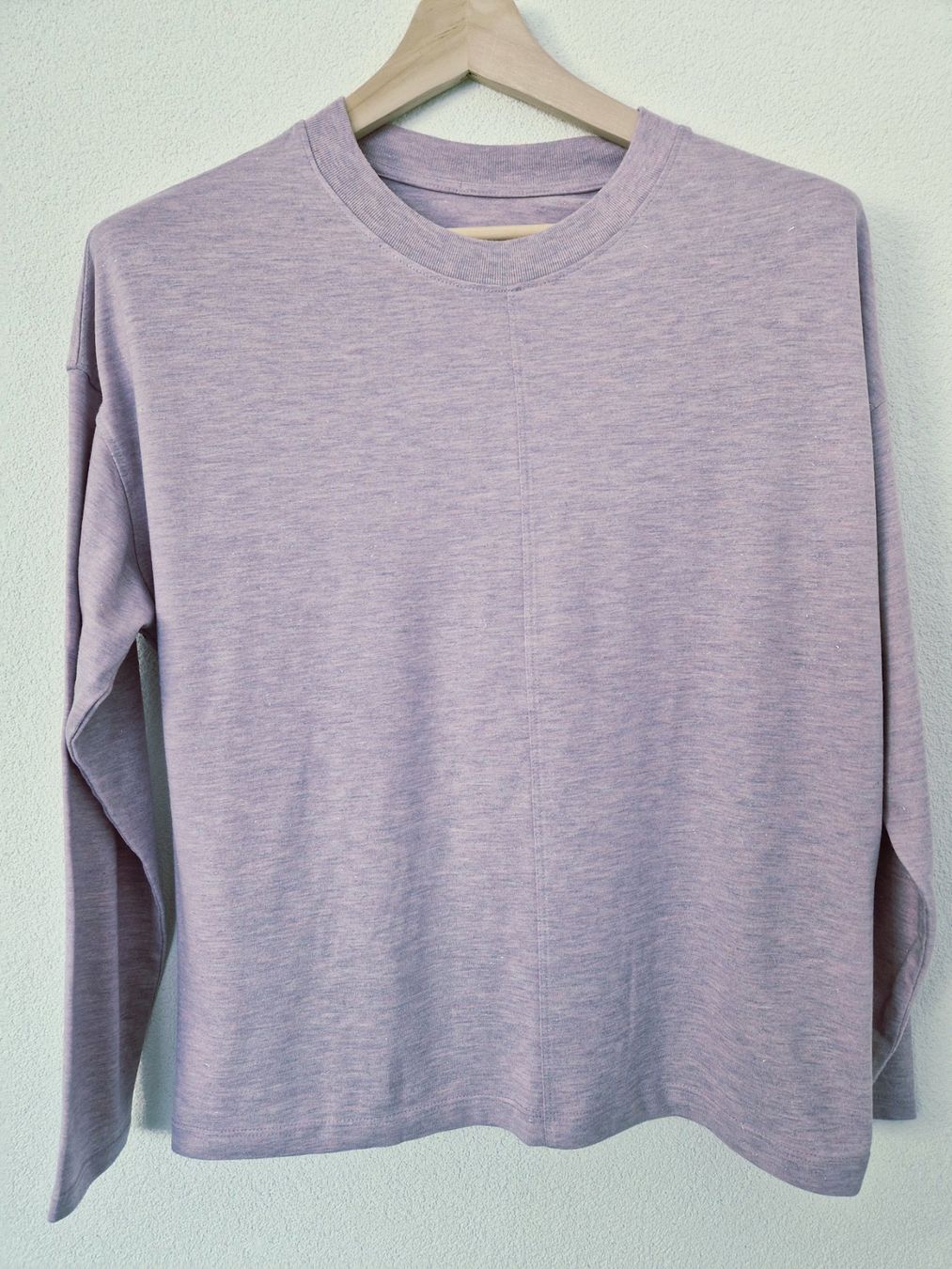 S.Oliver T-Shirts: s. Oliver Langarmshirt Shirt Pullover rosa glitzer Gr. L – Gebraucht aus Salouf von PizMez12K