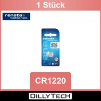 Renata CR1220 Lithium Knopfzellenbatterie - 1 Stk.