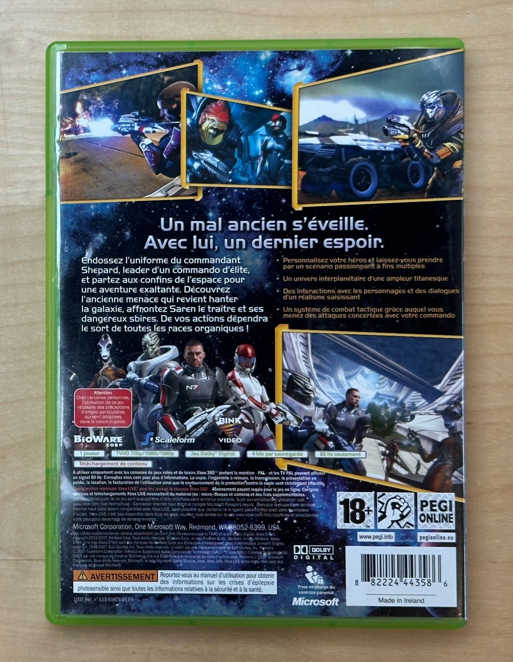 Microsoft Giochi: Mass Effect - XBOX 360 – Usato da Genève venduto da Jeux_Retro 1