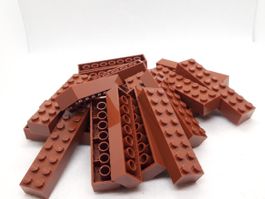 Lego 20 Stk. Brick 2x8 reddish brown (new)