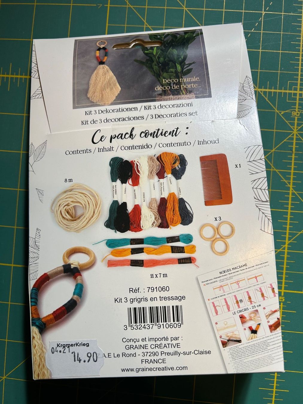 Kit bricolage: Kit pour réaliser 3 grigris – Nuovo e nell'imballaggio originale da Bouveret venduto da sev_qj7l 1