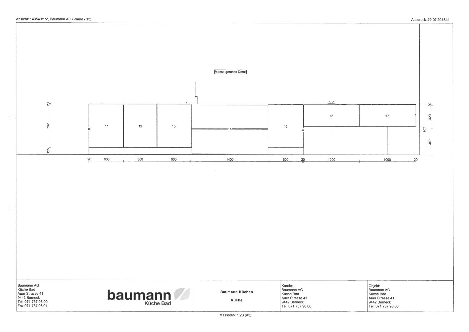 Cucine complete: Austellungsküche Stein- & Stahlfronten – Nuovo (secondo la descrizione) da Berneck venduto da baumann_ag 3