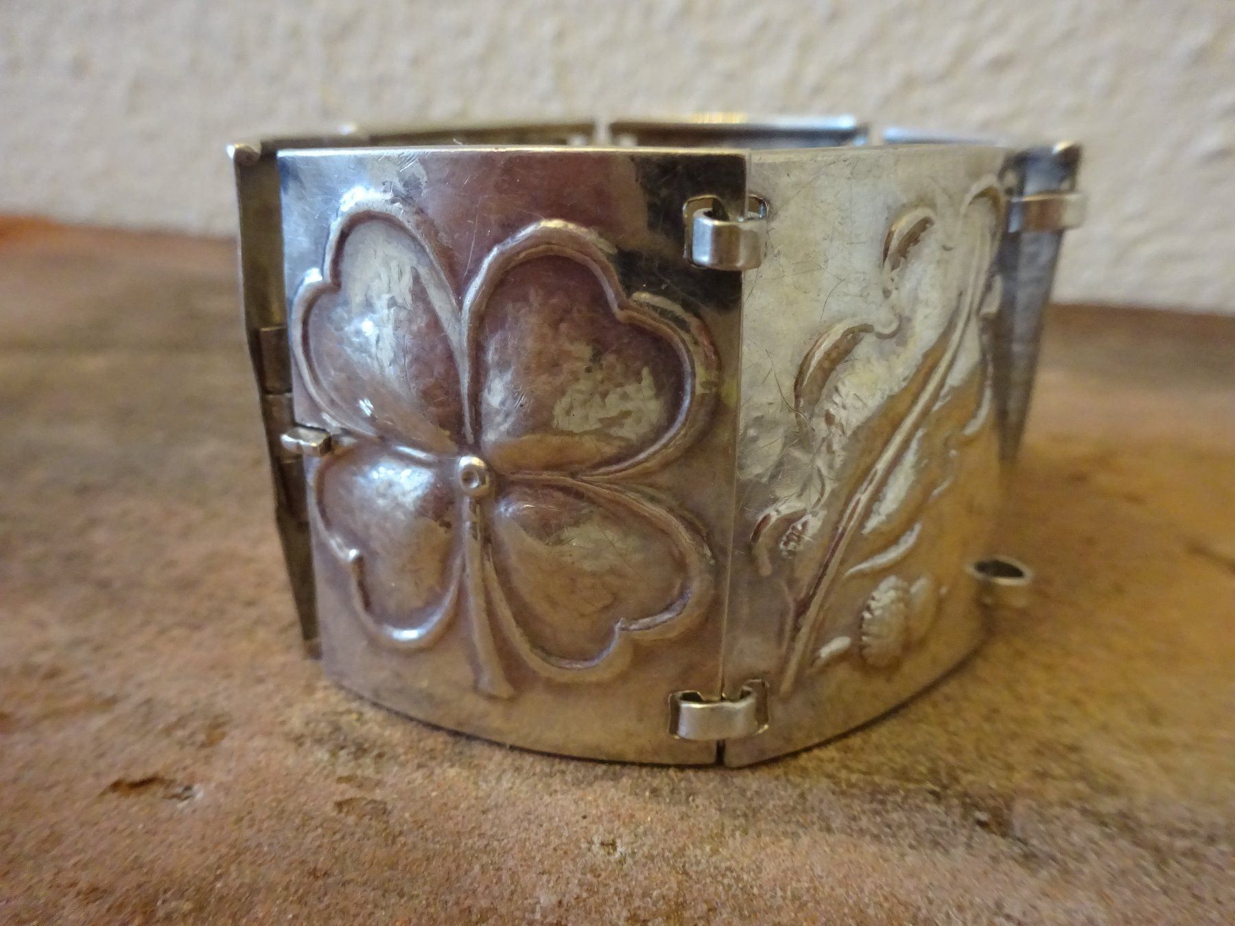 Bracciali & Braccialetti: Armband Vierkleeblatt 800 S / PERLI – Usato da Esslingen venduto da FetteSchnecke