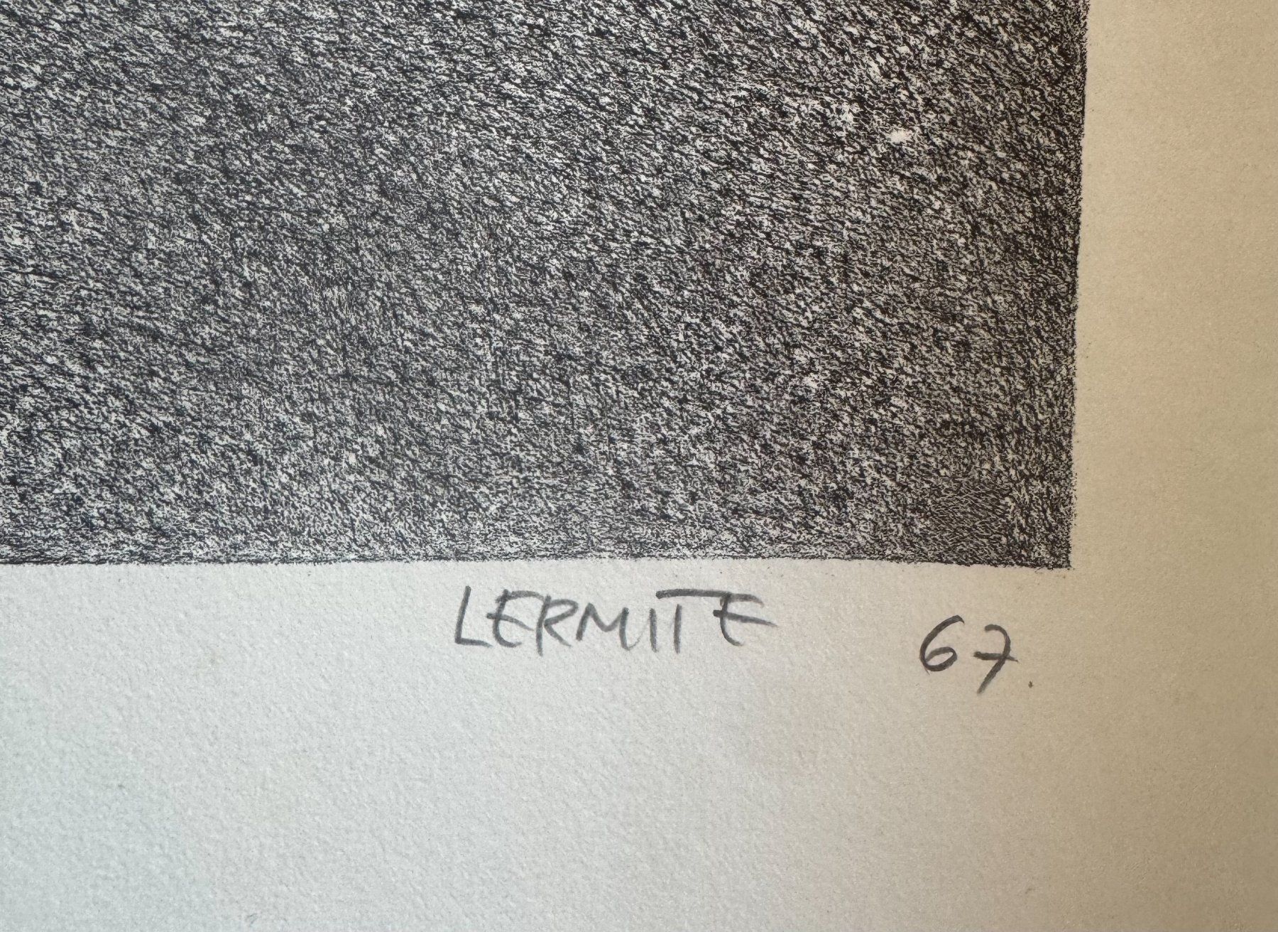 Grafica & Litografie: Lermite, Seltene Lithographie, 1967 – Usato da Zürich venduto da ele_2fhf 1