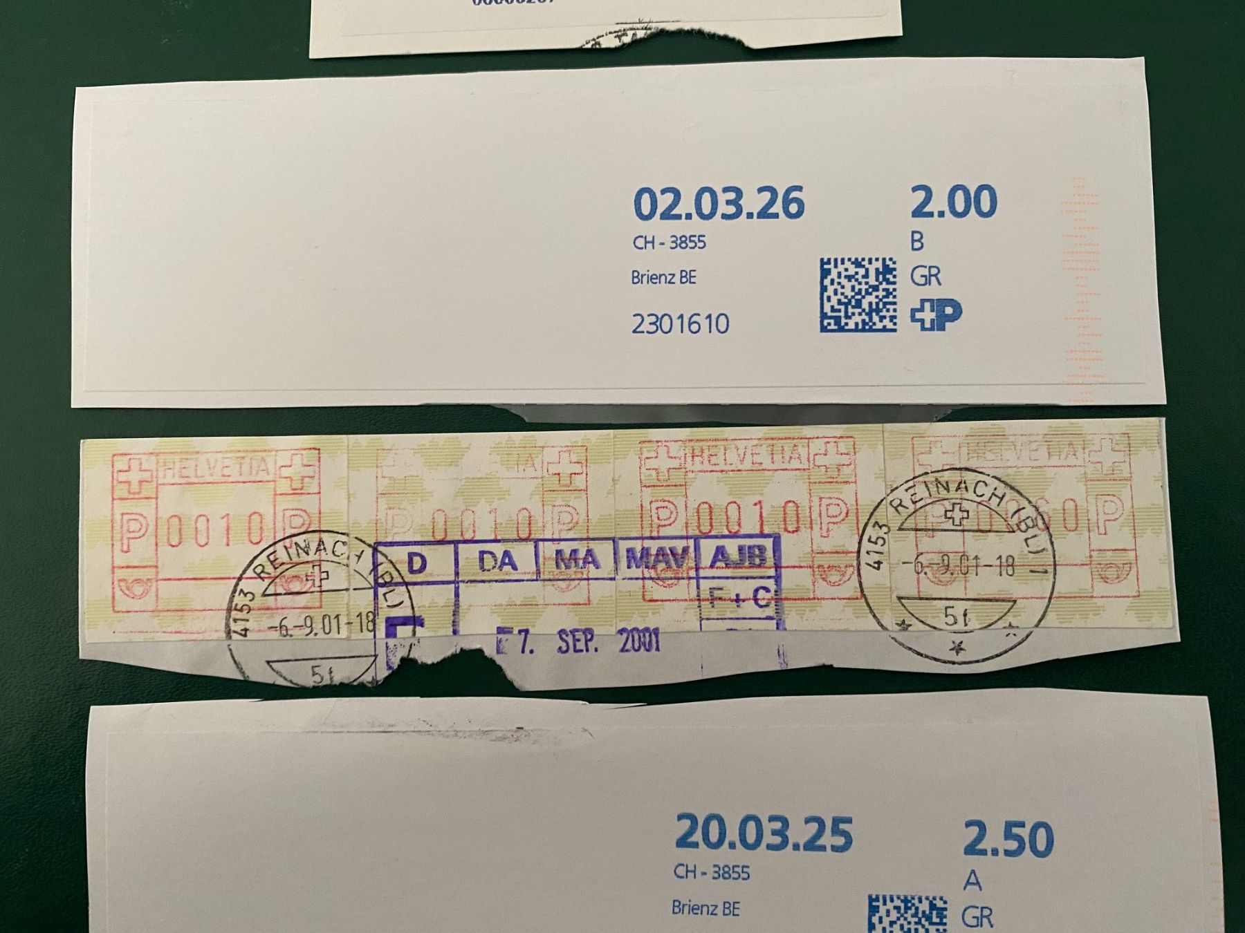 Tutti i francobolli: Automatenmarken, verschiedene Jahrgänge, Top! – Usato da matten b. interlaken venduto da jfran17 3