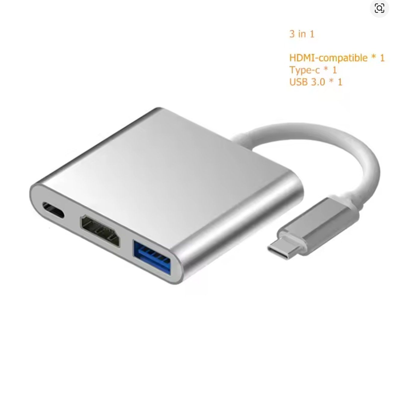 Hub & Switch: USB-C-Hub auf 4K HDTV USB 3.0 Typ C Dockingstation – Nuovo (secondo la descrizione) da Biberist venduto da ShopSoltan 1