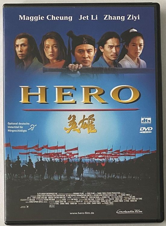 Tutti i DVDs: Hero (Versandkostenfrei) – Usato da Flums venduto da Asquillo