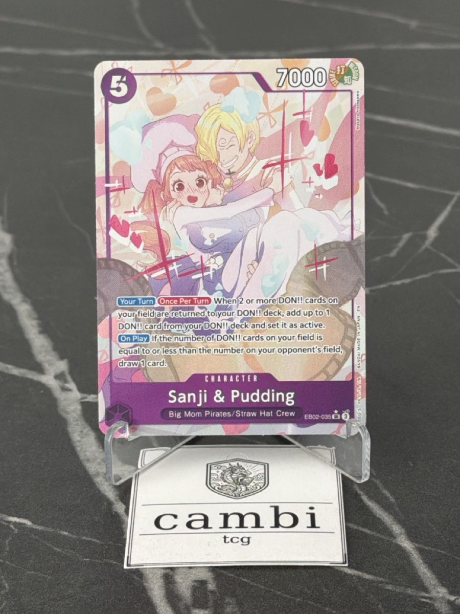 Bandai Carte collezionabili: One Piece EB02-035 Sanji&Puding, Englisch – Nuovo (secondo la descrizione) da St. Gallen venduto da cambitcg