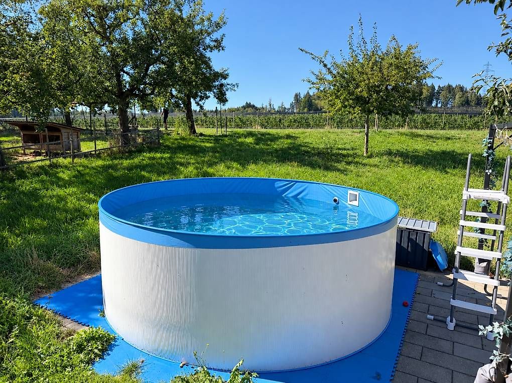 Piscine: Stahlwandpool 350 cm Durchmesser – Usato da Diemerswil venduto da snoeggler