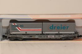 Modelleisenbahn Wagen HUPAC Dreier AG Suhr Roco Spur N m OVP