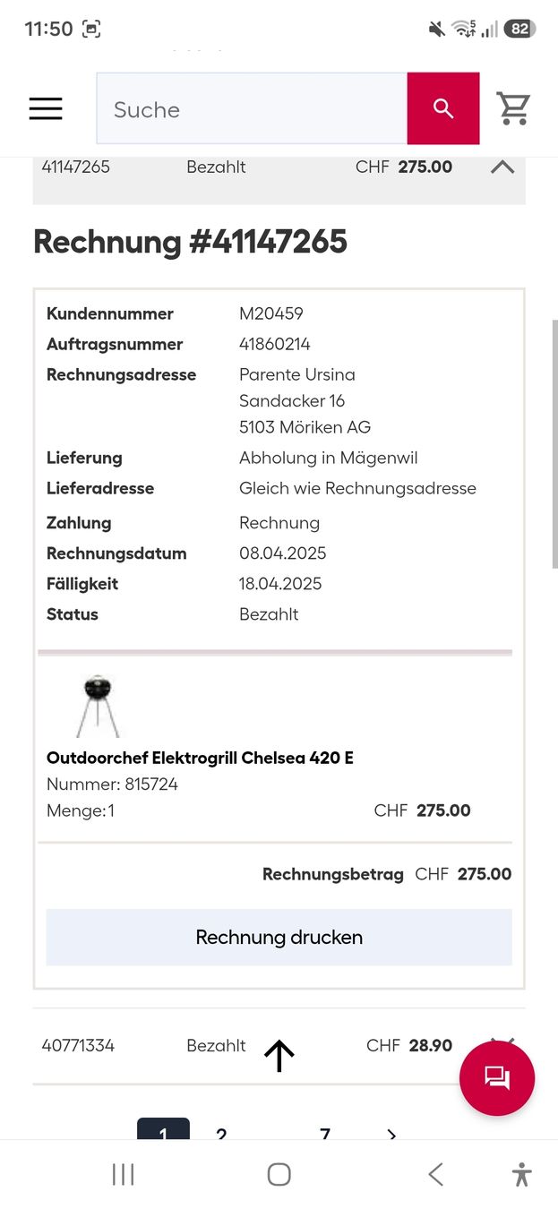Outdoorchef Griglie: Elektrogrill Outdoorchef Chelsea 420 E – Usato da Möriken AG venduto da Lear08 8
