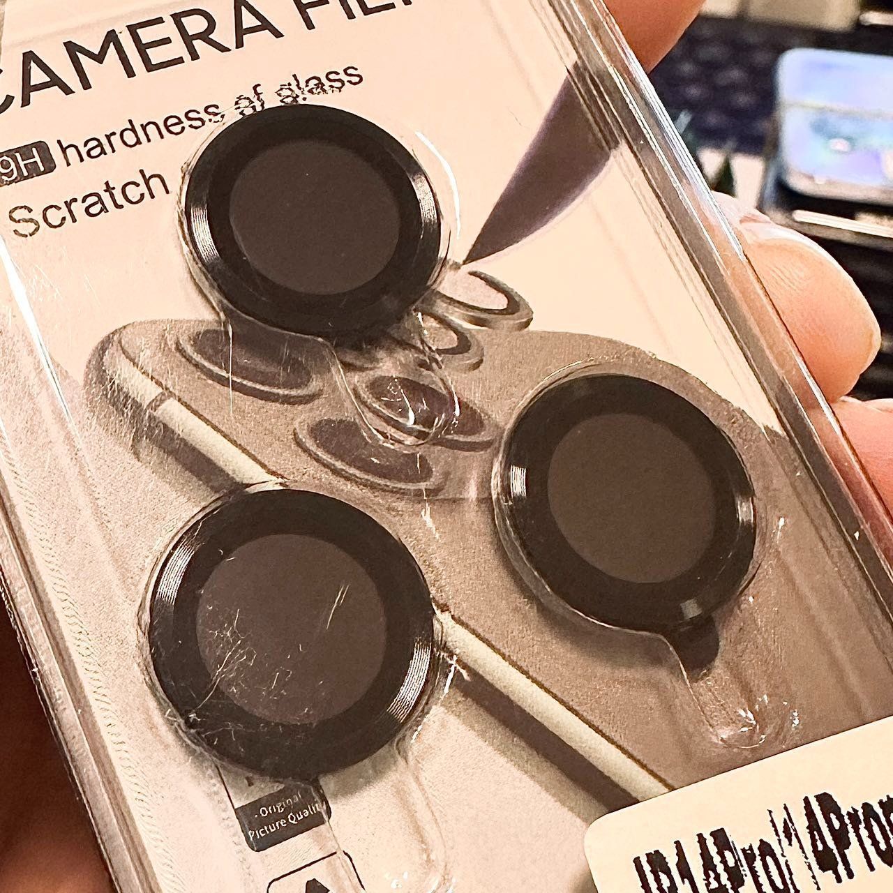 Gläser: iPhone 14 Pro (Max) - 3 Verres pretection Caméra Arrière – Neu und originalverpackt aus Morges von DigiAC