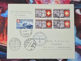 CL31 Enveloppe + Timbre Suisse 1939
