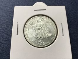 5 DM Silbermünze von Grimmelshausen VZ ++1976