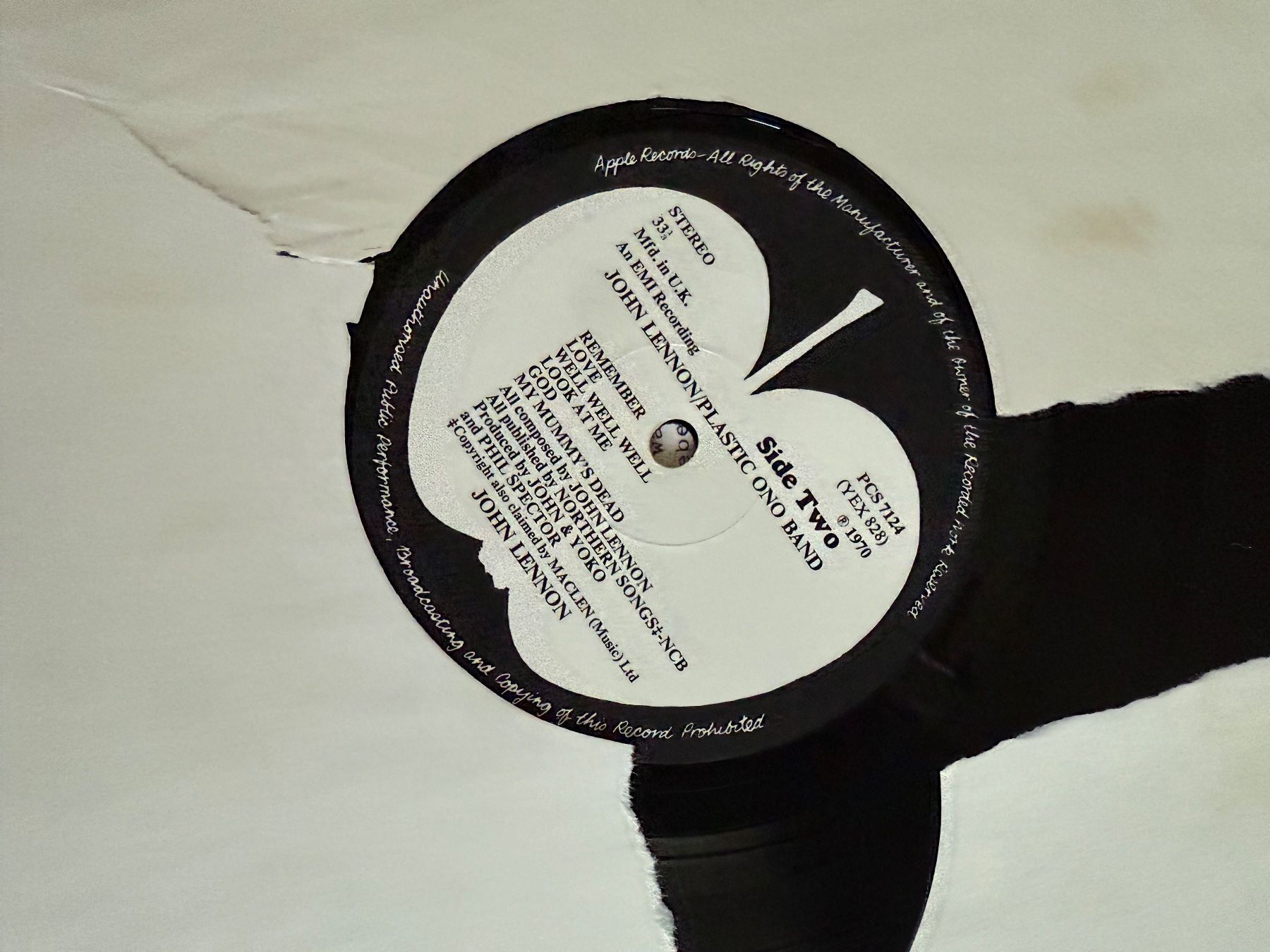 Dischi in vinile: Schallplatte / John Lenon / plastic onto band – Usato da Freidorf TG venduto da sarotiko 1