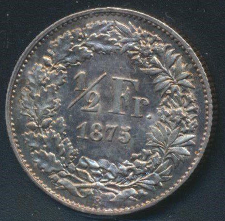 Tutti le monete: 50 Rp. 1875 unz – Usato da Roggwil BE venduto da Stampdealer3