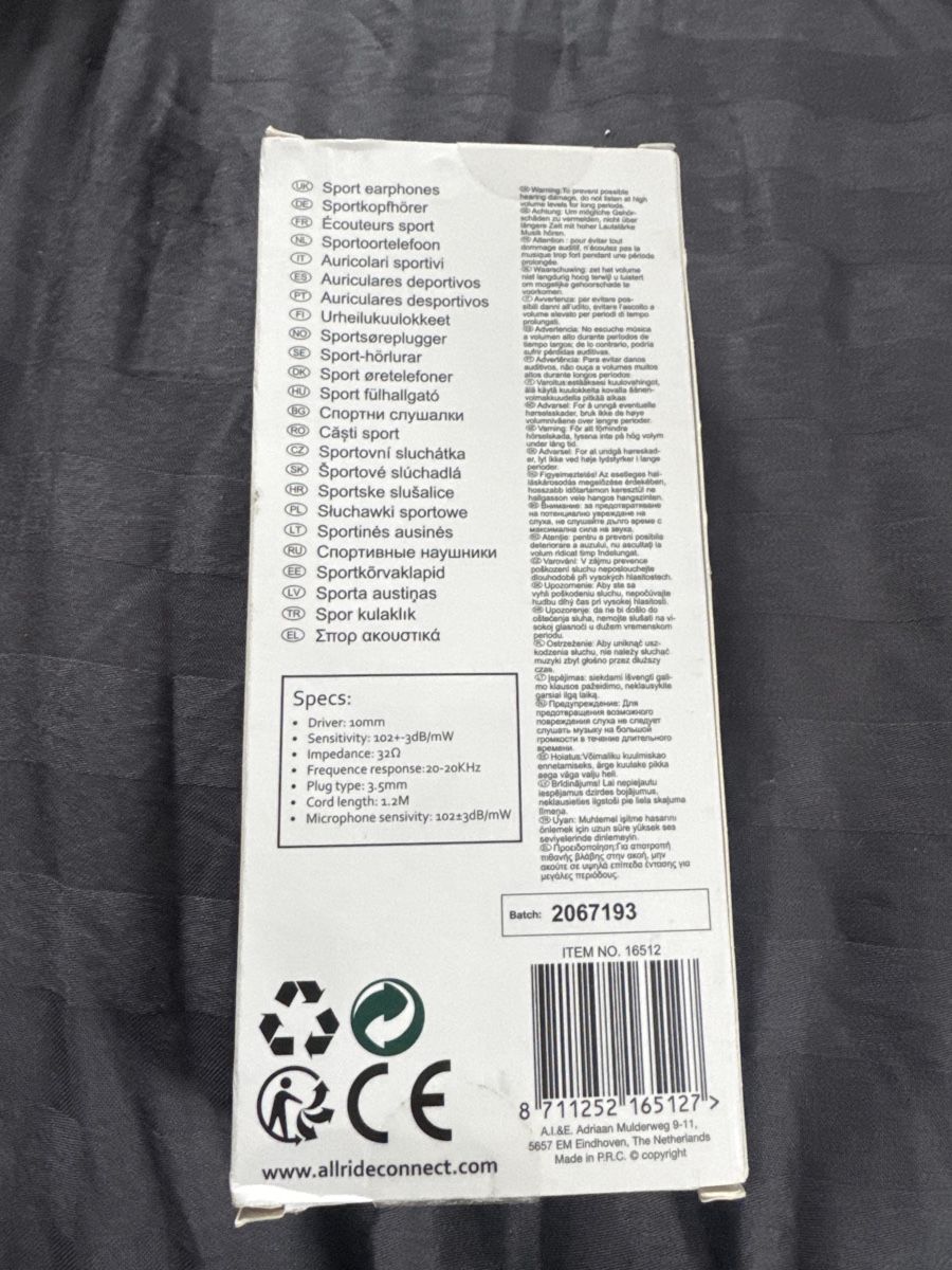 Kopfhörer: Sportkopfhörer – Neu und originalverpackt aus Baar von Werniaudi 1