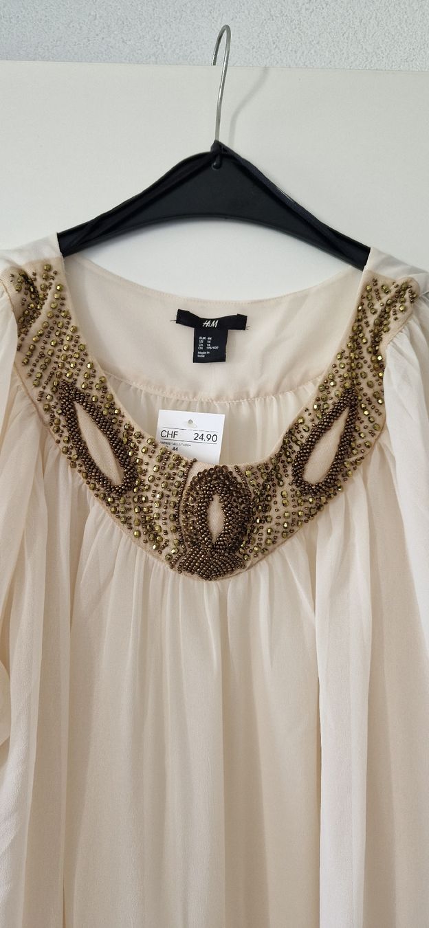 H&M Vestiti: neues Strand-Kleid/Bluse in Grösse 44 – Nuovo e nell'imballaggio originale da Wiesendangen venduto da Stregolina 2