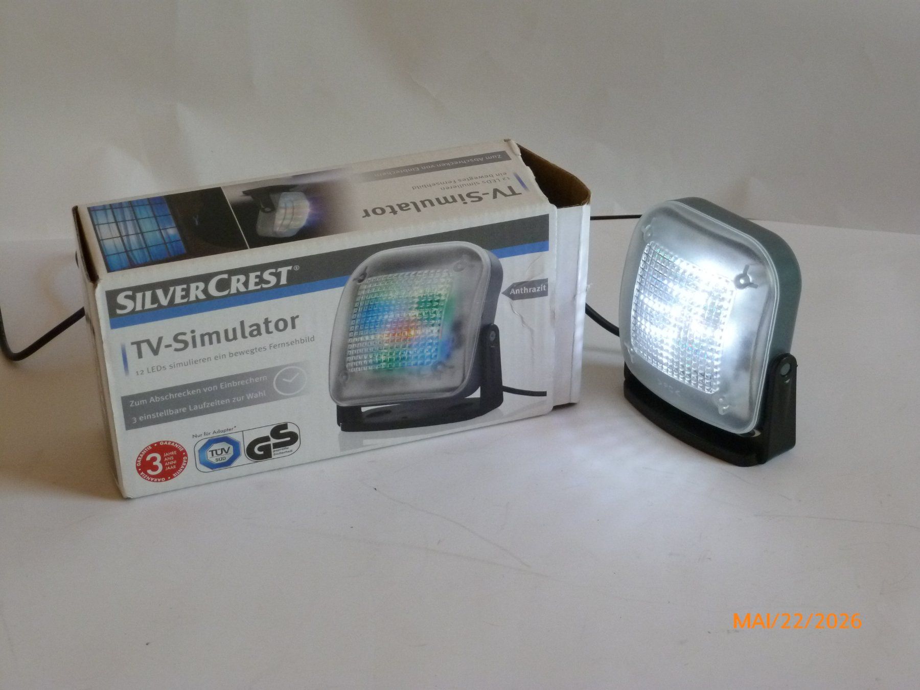 Sistemi d'allarme: Silvercrest TV-Simulator, Einbruchschutz, Top Zustand! – Usato da Lupfig venduto da Casch13 1