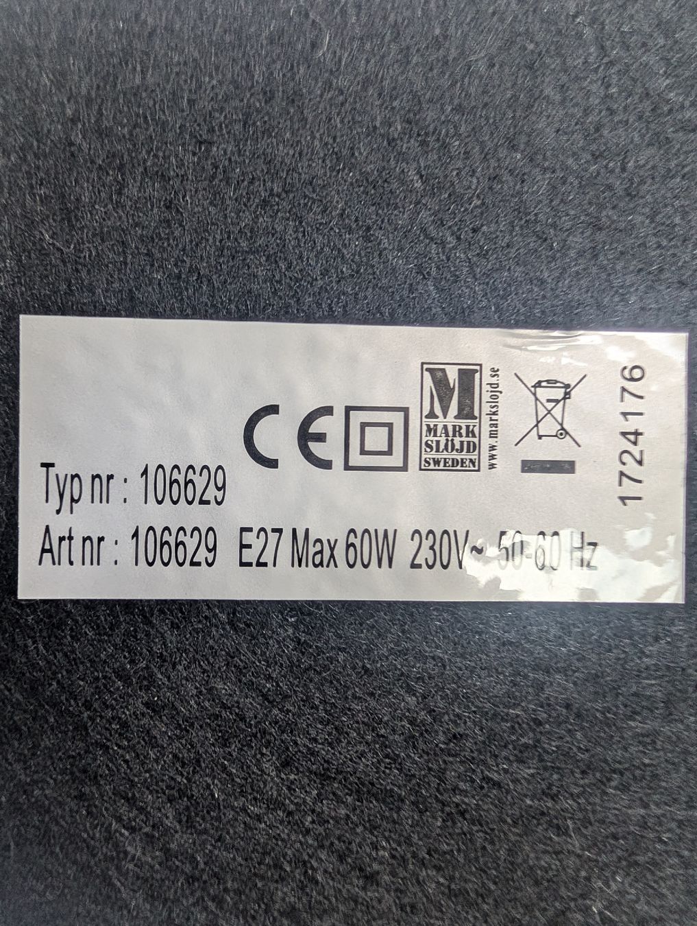 Lampade: Markslöjd marble-look table lamp (E27) — mint condition – Usato da Zürich venduto da c64_v5nj 3