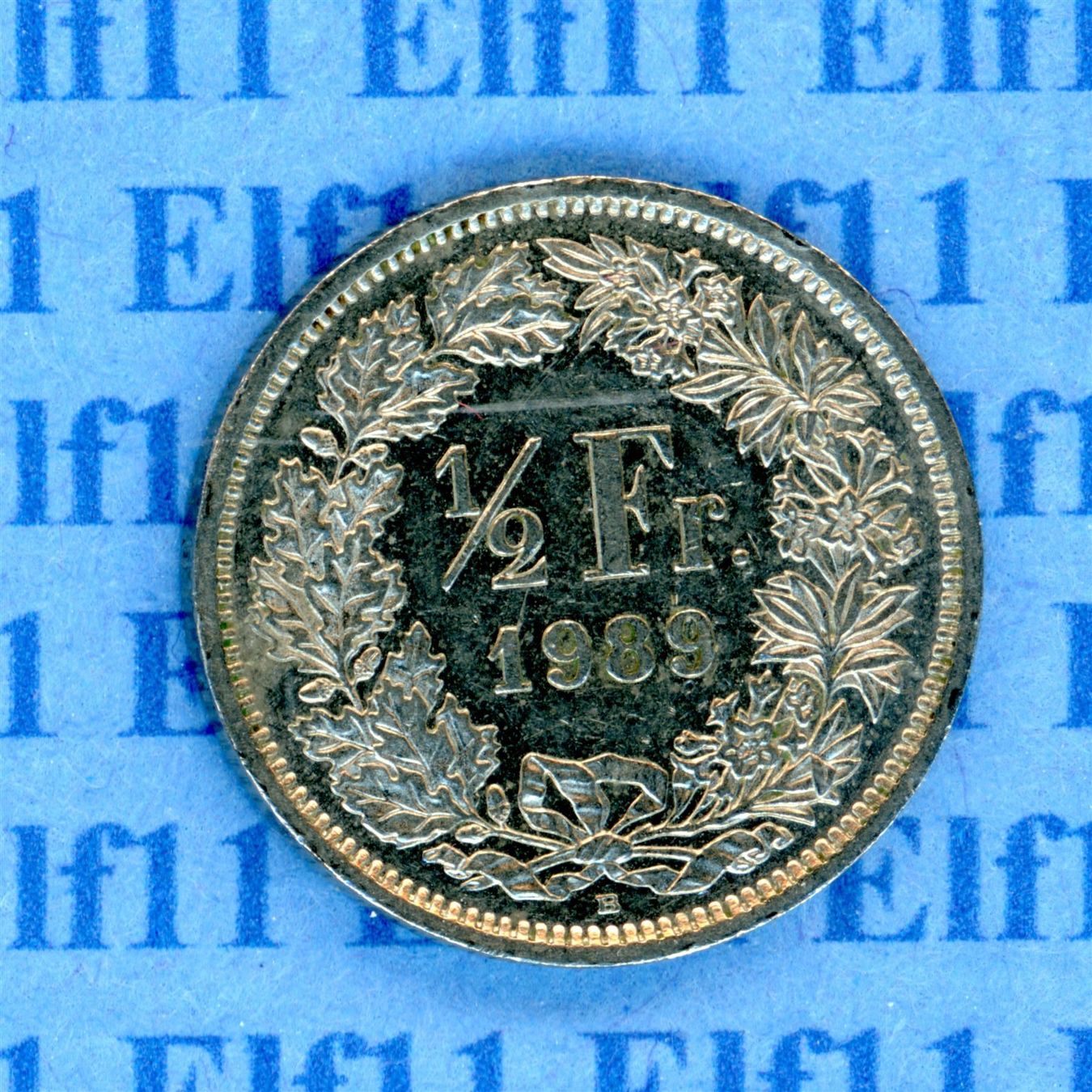 Tutti le monete: CHF___0.50 1989 vz 50 Rappen – Usato da Widnau venduto da Elf11