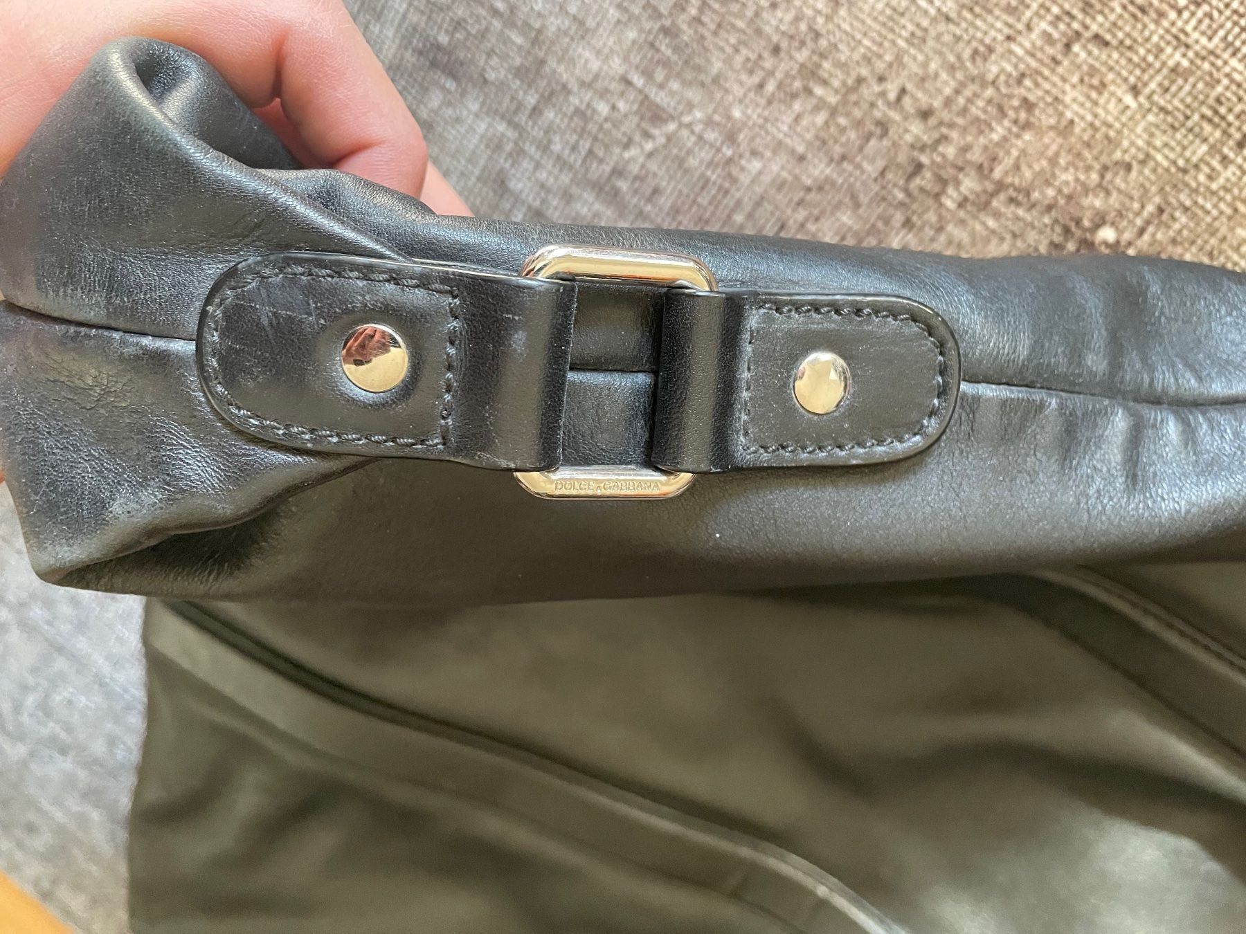 Dolce & Gabbana Borse da donna: Dolce&Gabbana Hand/Umhämgetasche Leder – Usato da Zürich venduto da helmutlang01 8