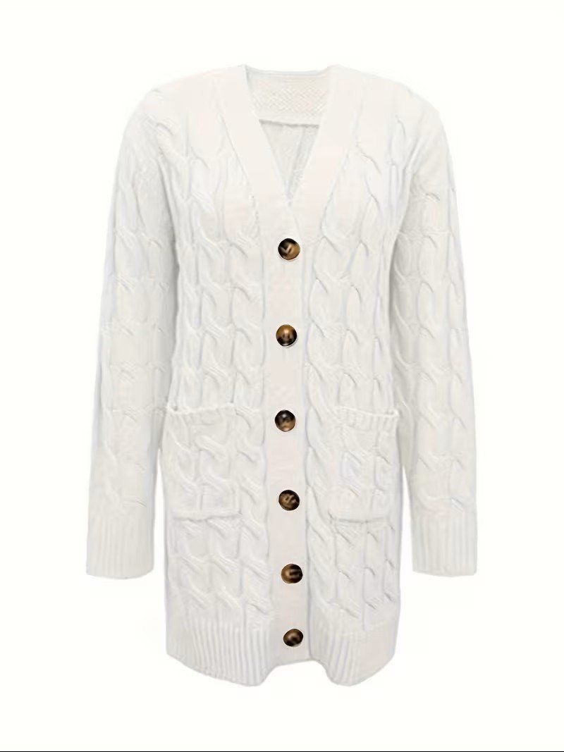 Giacche: Strickjacke Jacke Long Weiss Gr. 46 – Nuovo (secondo la descrizione) da Schaffhausen venduto da Allerlei45