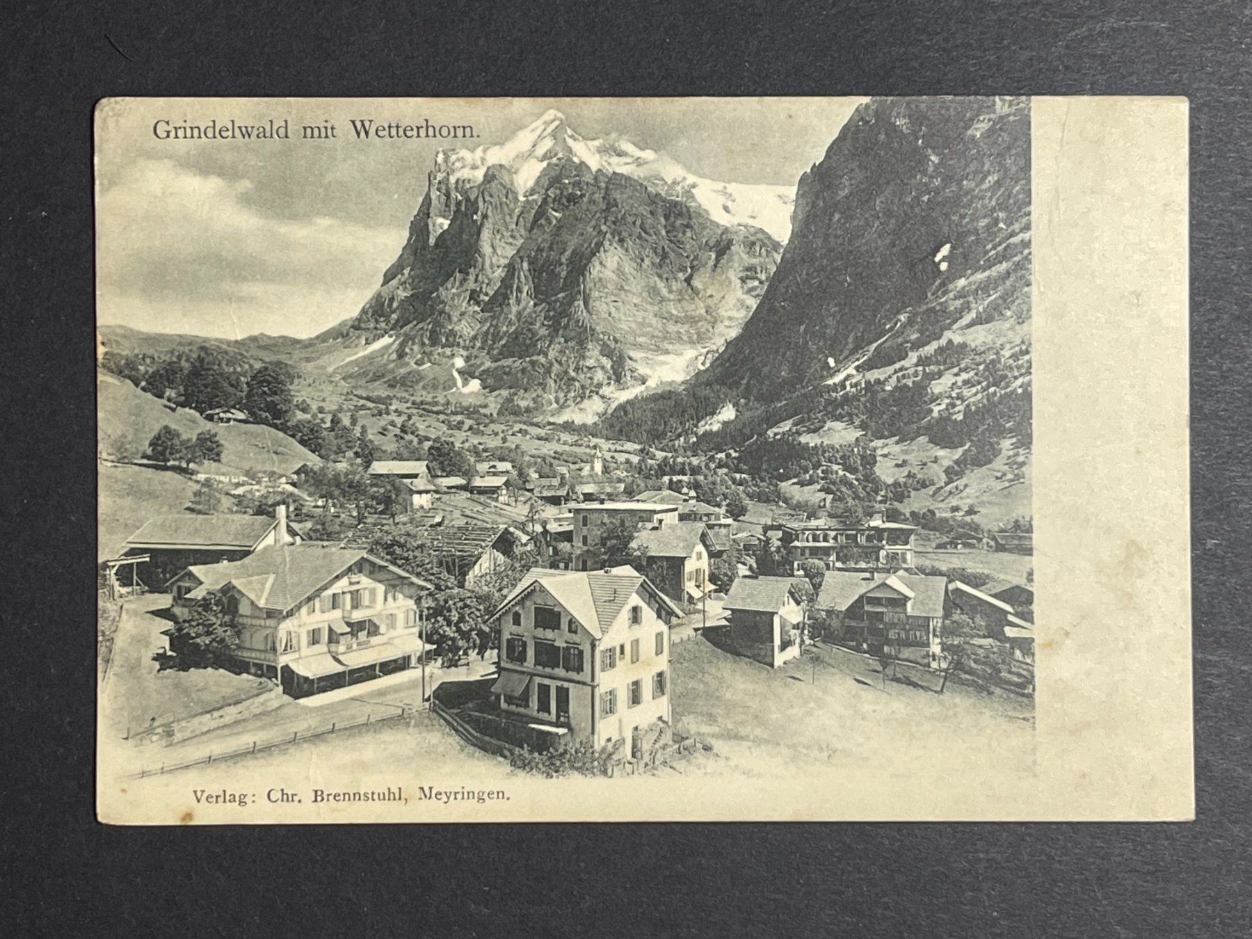 Cartoline postali: Grindelwald mit Wetterhorn – Usato da Steg VS venduto da _vinci_