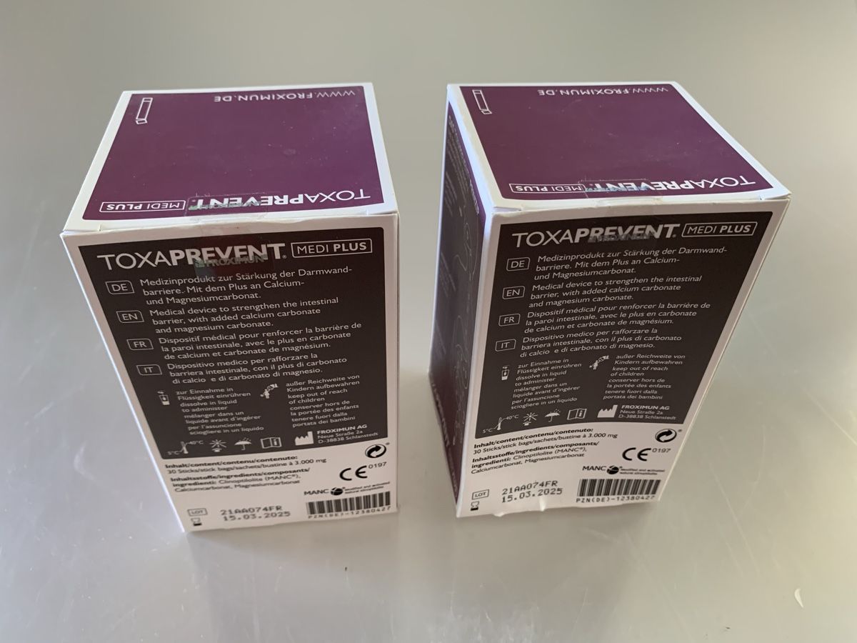 Cibi & Specialità: Toxaprevent Mediplus – Nuovo e nell'imballaggio originale da Männedorf venduto da palladio 1