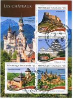 Block "Schloss Neuschwanstein, Burg Hohenzollern". Togo