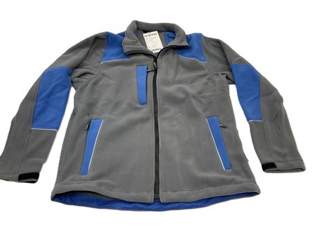 ALBIRO | Fleece Jacke | Grau/Blau | M | NEU!