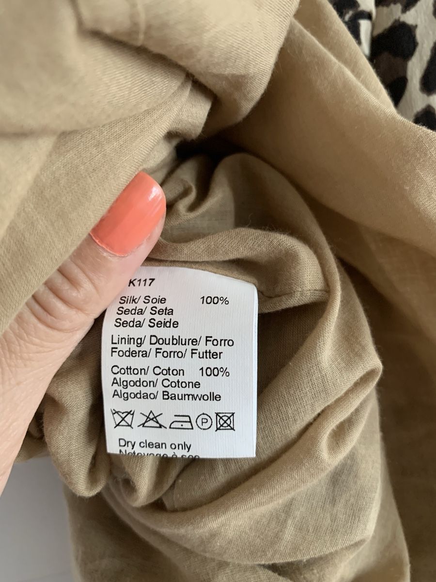 Vestiti: Gerard Darel seiden Kleid leopard – Usato da Zürich venduto da Nikuska32 3