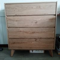 Kommode Eiche Nachbildung 4 Schubladen B82xH95xT40cm