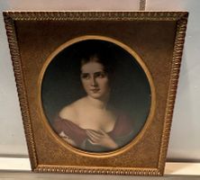 Antikes gerahmtes Portrait "La bella Greca" Winterthur