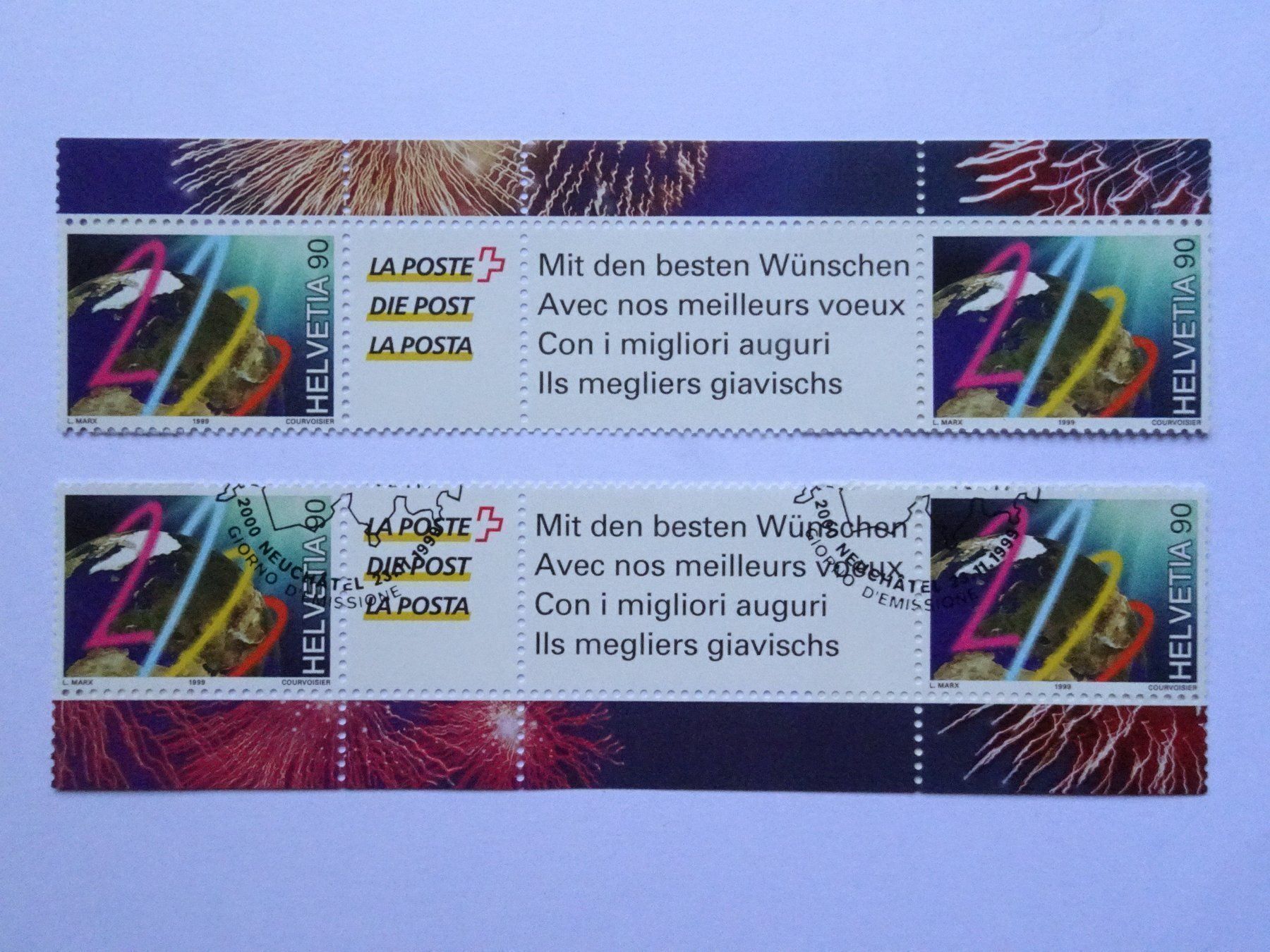 Tous les timbres: 1999 – Neuf (Voir description) à Aadorf par Chnorli-Furz