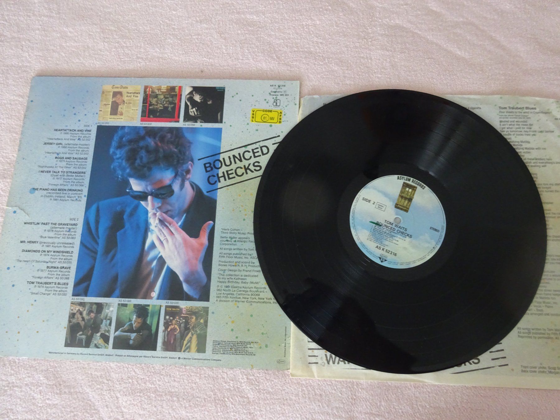 Vinyles: TOM WAITS ** BOUNCED CHECKS – D'occasion à Luzern par xrayspex99 3
