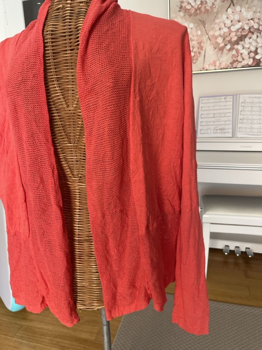 Nile Giacche: Jäggli Nile, mit Strickdetails, Korall, L – Usato da Solothurn venduto da Bobesch08 2