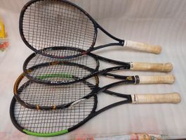 4 Tennisschläger - Raquettes tennis - tennis rackets Frs 1