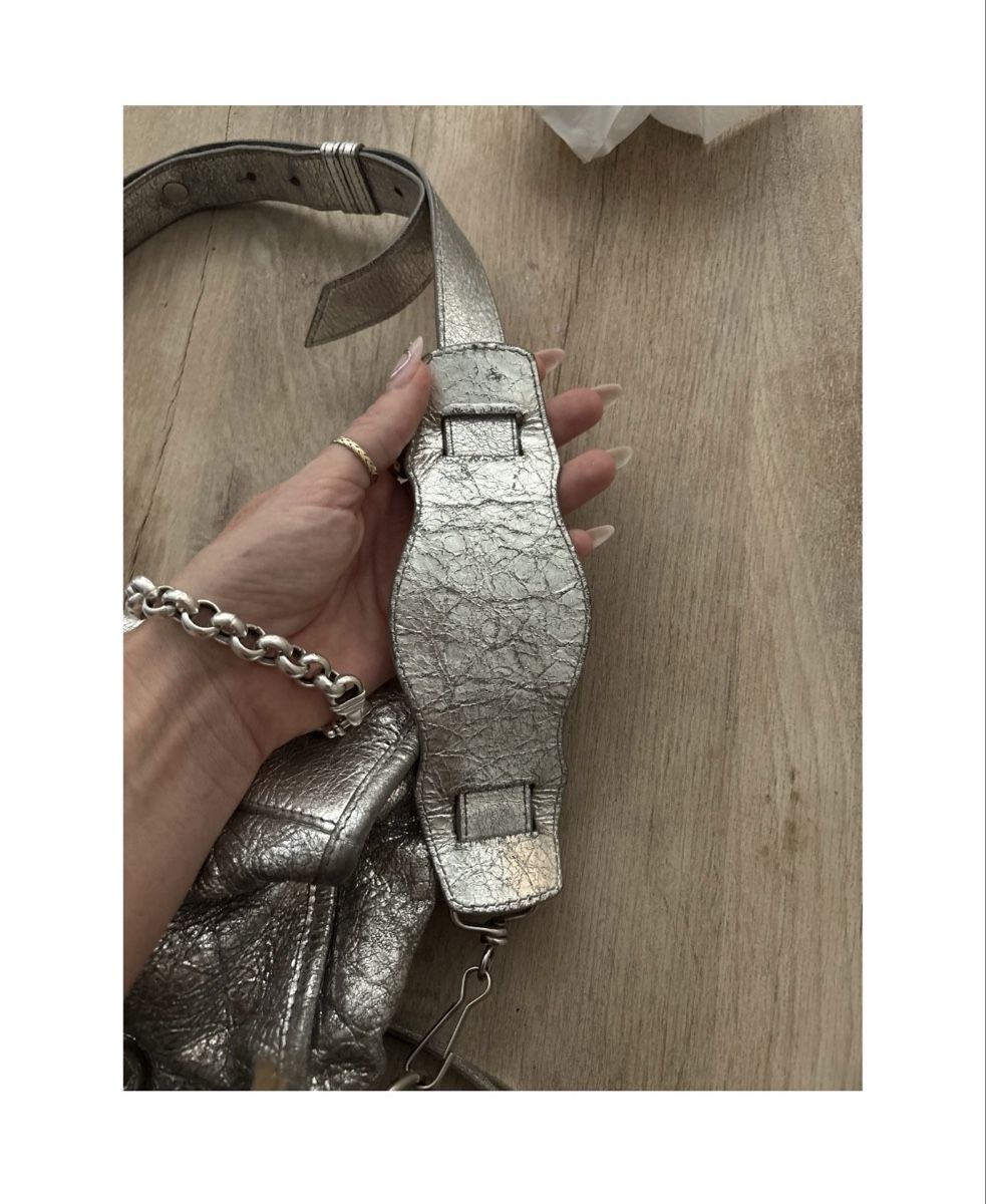 Balenciaga Borse: Balenciaga City Mini Regular Hardware Silver – Usato da Zürich venduto da kleinervogel 6