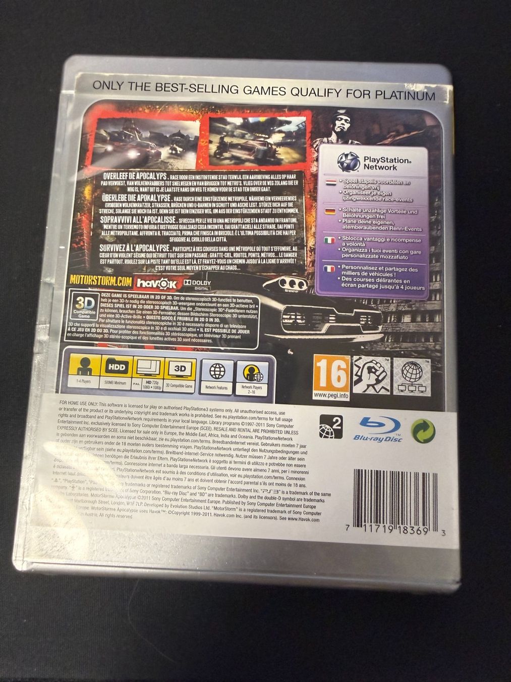 Sony Giochi: Motor Storm Apocalypse - PS3 – Usato da Pont-de-la-Morge venduto da Darfal 2