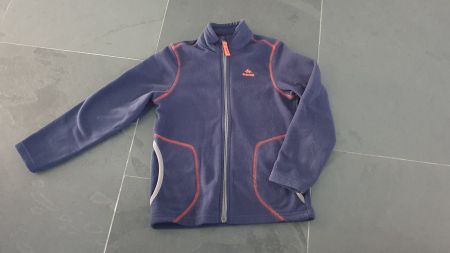 ++ Fleece - Jacke in blau ++ Gr. 116 / 122 ++
