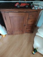 Antikes Sekretär Schrank Holz braun Gebrauchsspuren