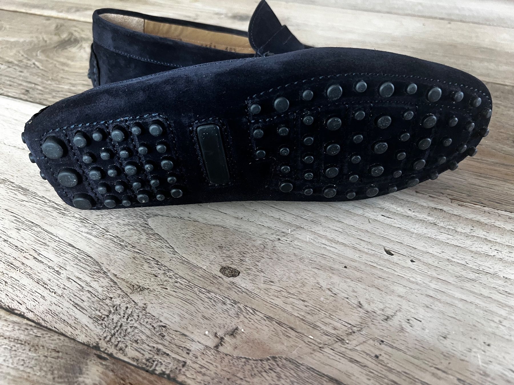 Scarpe da donna: Blaue, handgefertigte Mokassins – Usato da Chur venduto da MarcusinChur 3