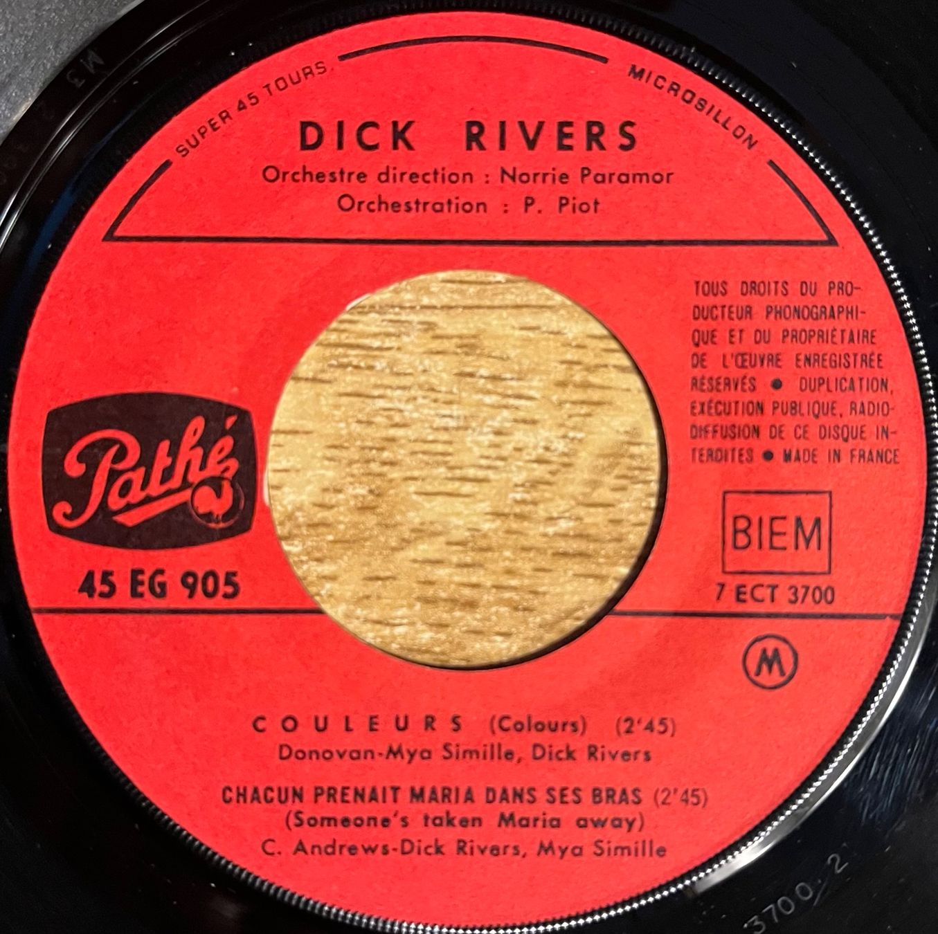Schallplatten: DICK RIVERS - DICK – Gebraucht aus Bussigny von vinyl-pas-cher 3