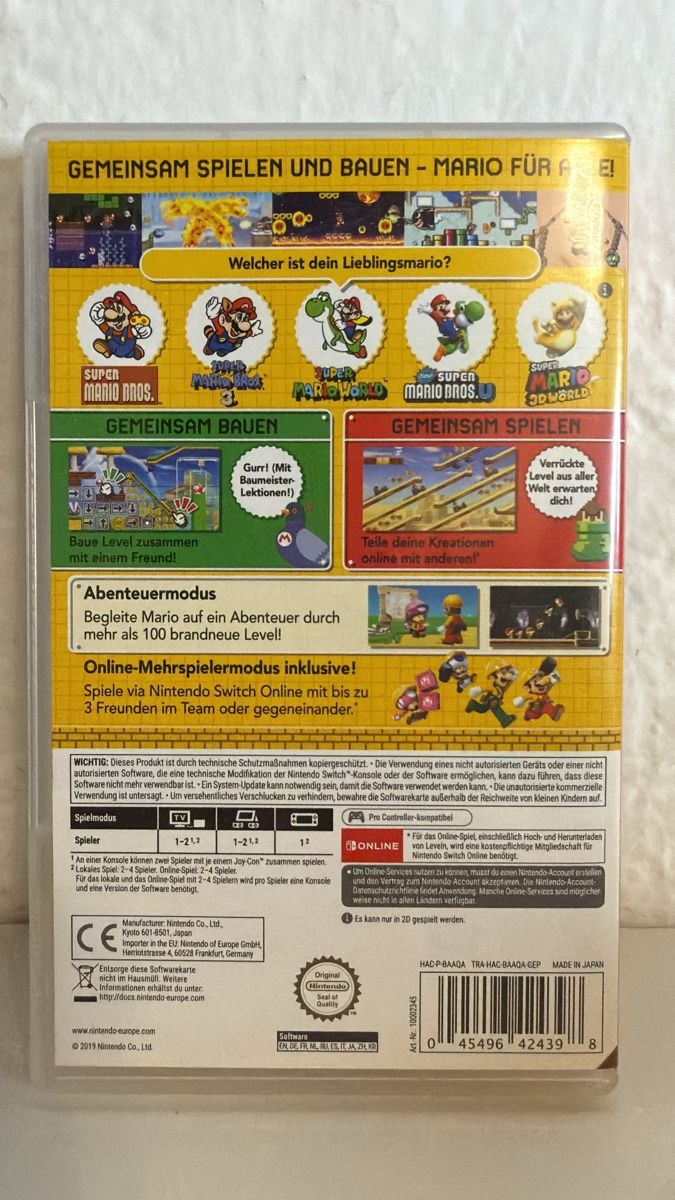 Nintendo Spiele: Super Mario Maker 2 - Nintendo Switch Game – Gebraucht aus Ehrendingen von bubulence 1