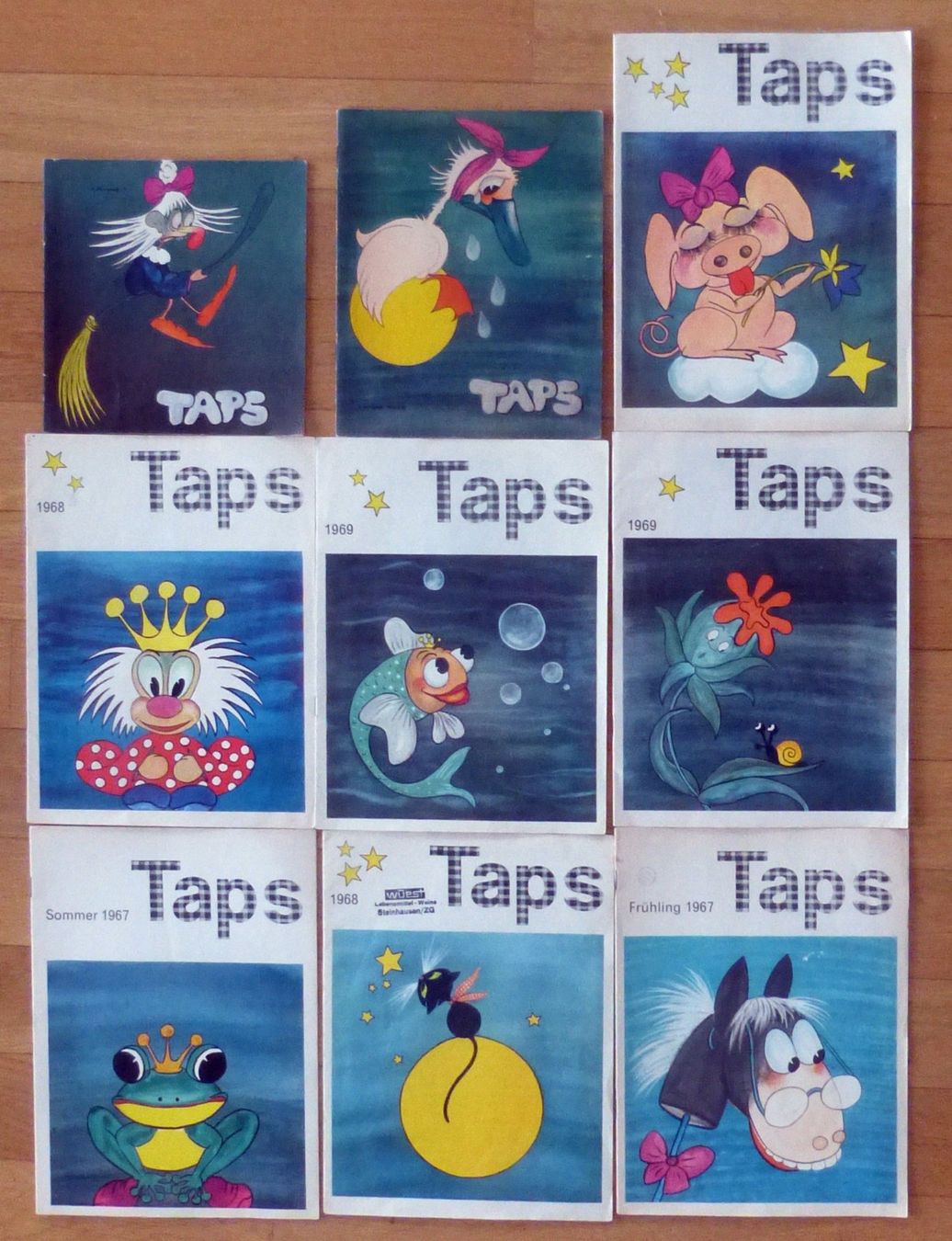 Livres: Taps - Hefte mit Illustrationen von Margrit Braegger – D'occasion à Dietikon par immortal-stars