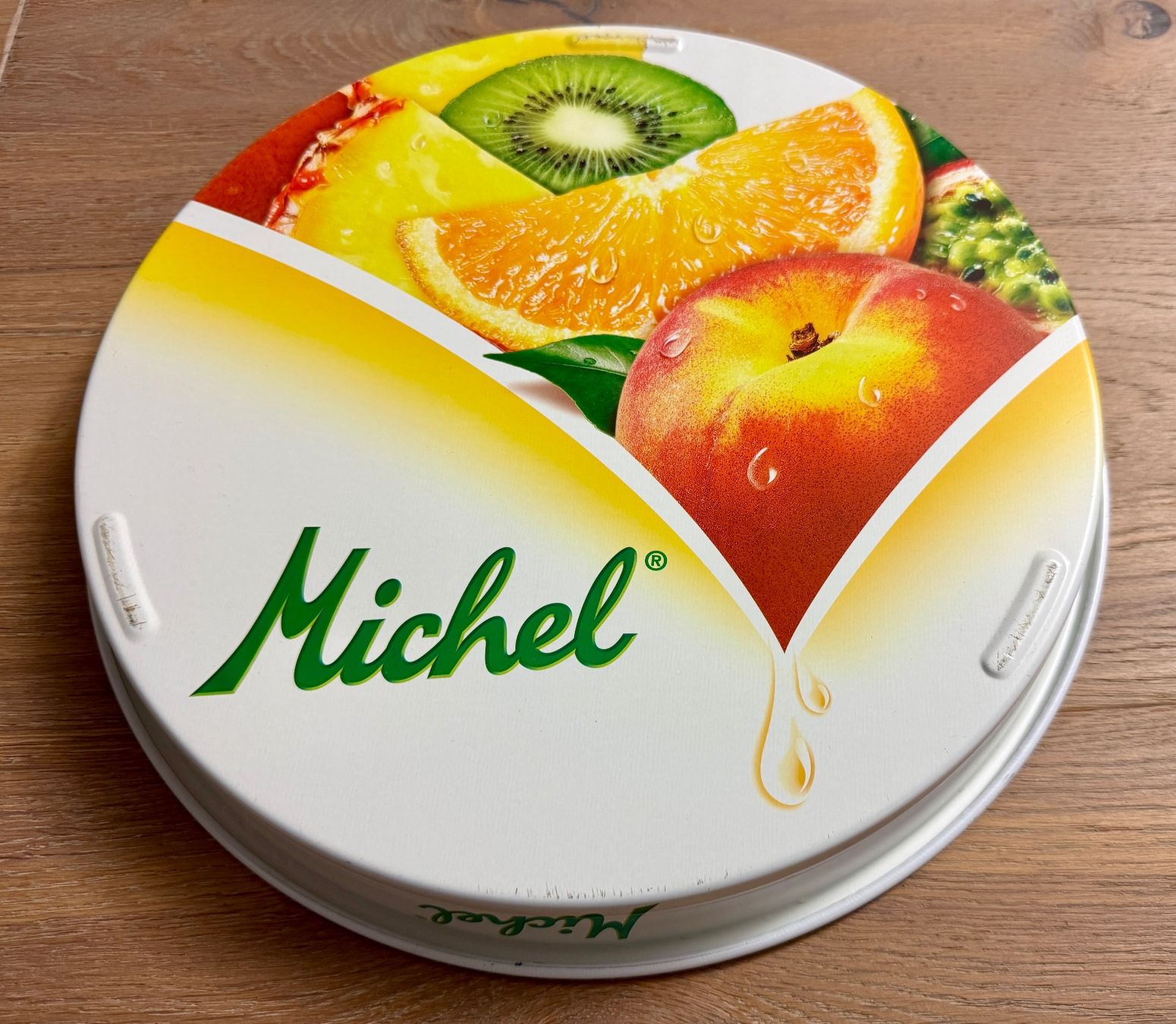 Plateaux: Serviertablett Werbung MICHEL Fruchtsaft – D'occasion à Rothrist par Luckywinner 2