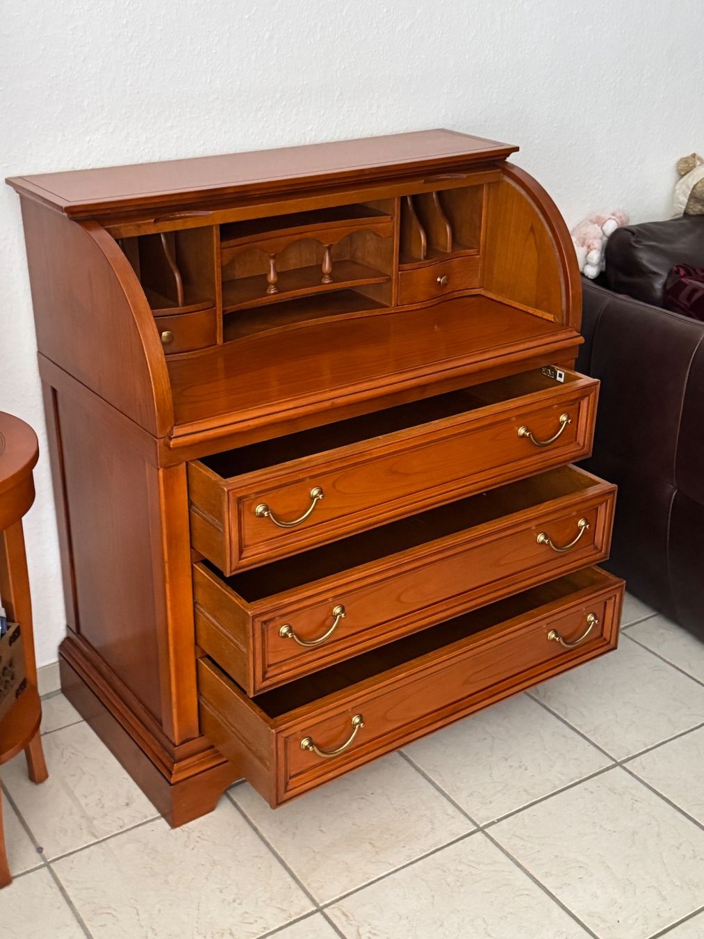 Schreibtische: Sekretär Biedermeier Selva Kirschbaum Stilmöbel + Versand – Gebraucht aus Gemünden von GEUENWALD 8