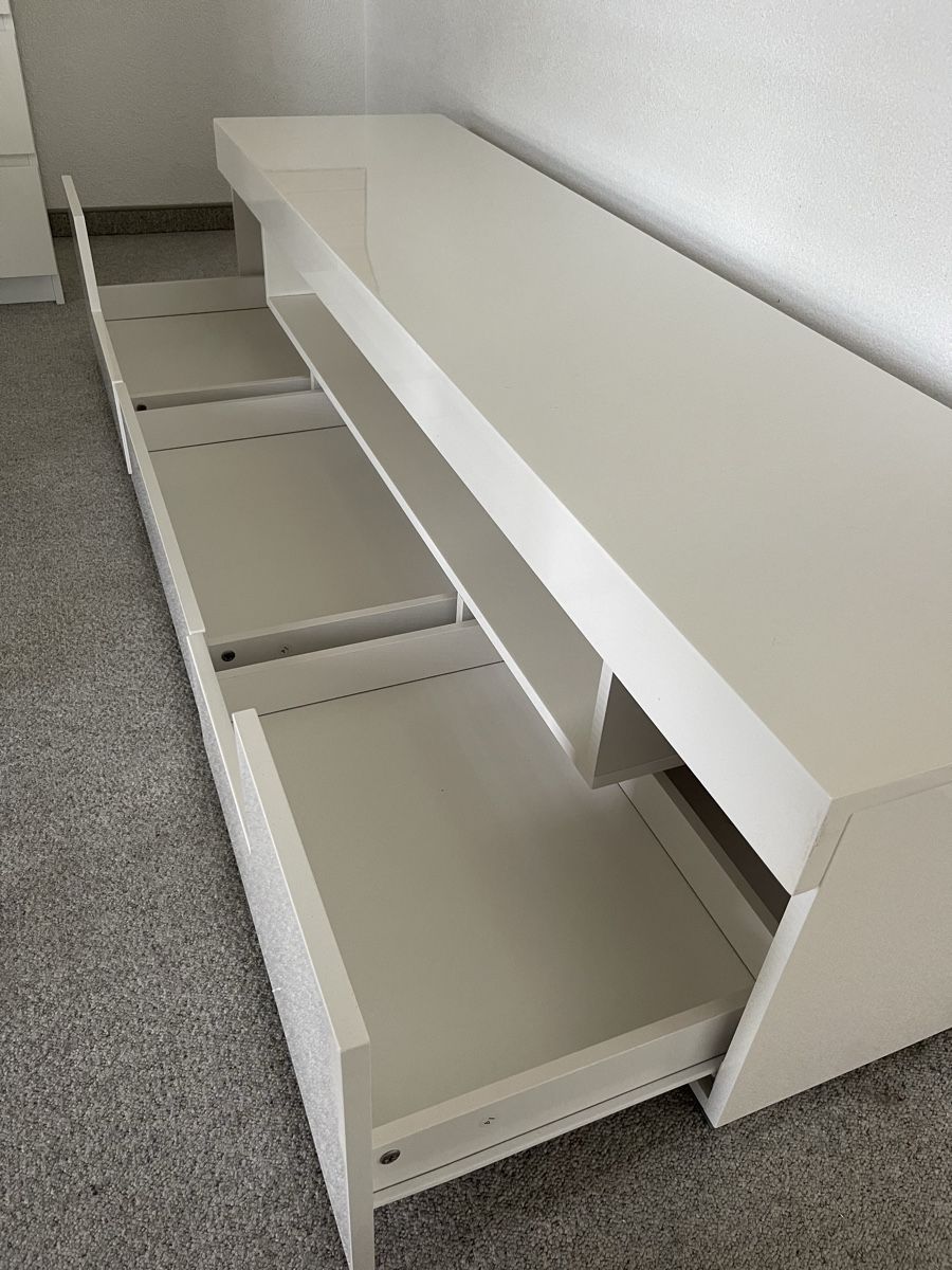 Meubles TV: TV Sideboard hochglanz weiss – D'occasion à Dorf par Leony22 3