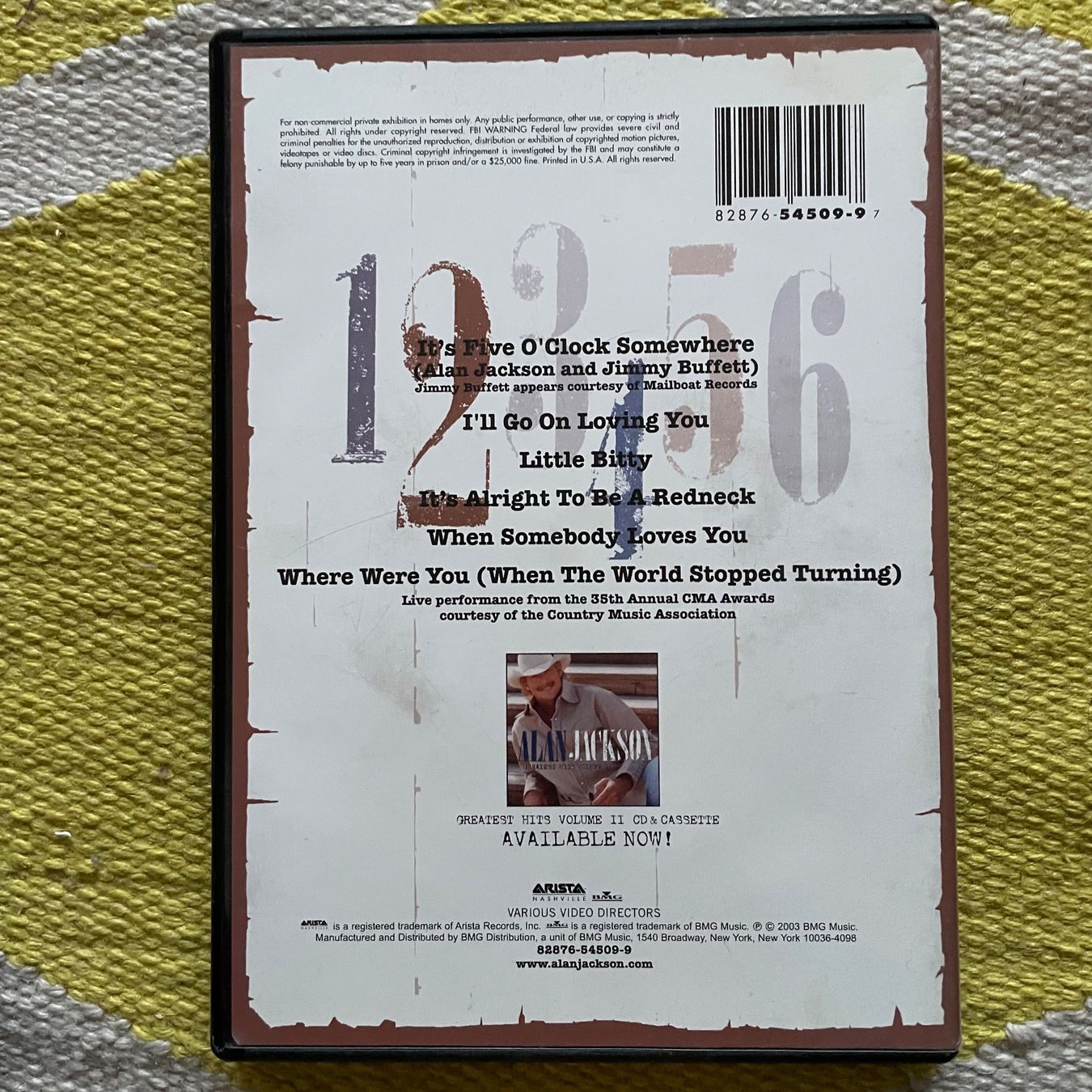 Tutti i DVDs: ALAN JACKSON-DVD GREATEST HITS VOL.ll – Usato da Rorschacherberg venduto da CD-Roli 1